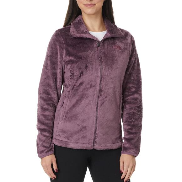 The North Face Women's Osito Fleece Jacket Midnight Mauve Small Purple Fuzzy - Picture 1 of 9